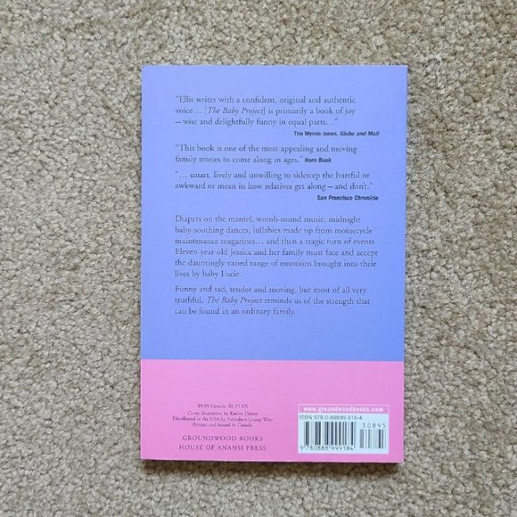 4/$20 The Baby Project by Sarah Ellis -‎ Paperback - Picture 5 of 5